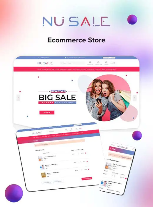 Nusale Ecommerce Website