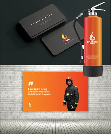 Gramba Fire Logo Showcase