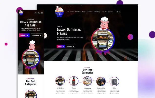 Grillin' Outfitters Homepage