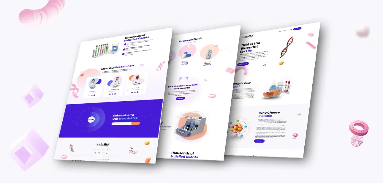 InstaBio Website Showcase