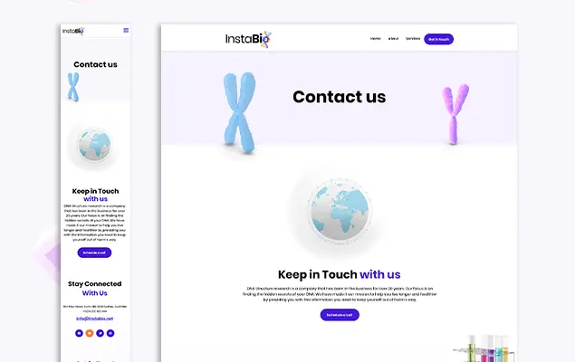 InstaBio Website Showcase