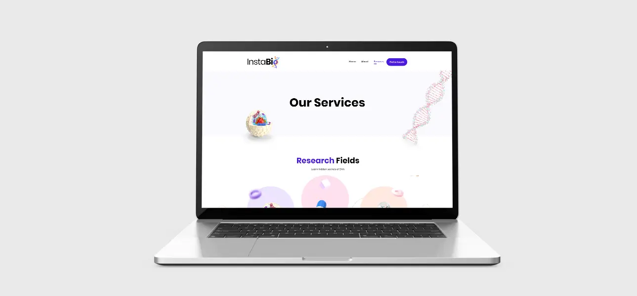 InstaBio Website Showcase