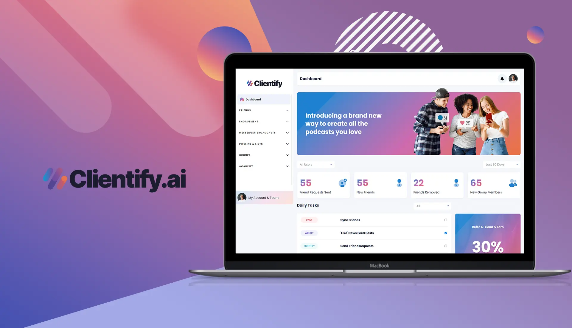 Clientify Logo & Branding