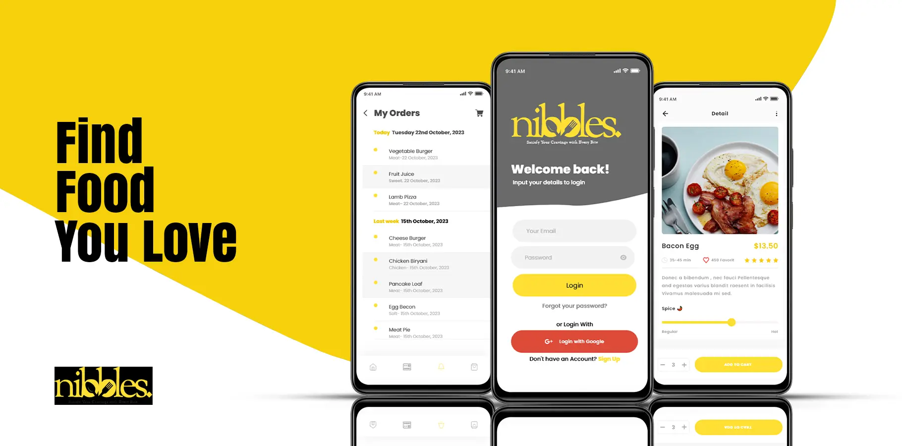 Nibbels Food Delivery App