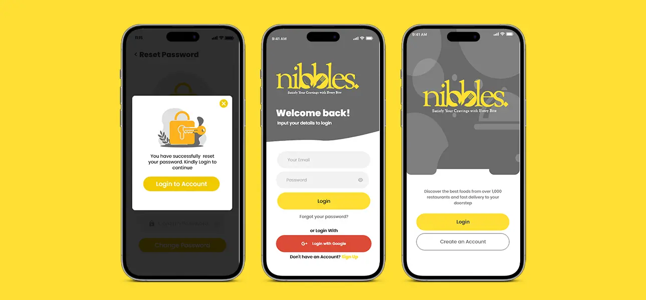 Nibbels Food Delivery App