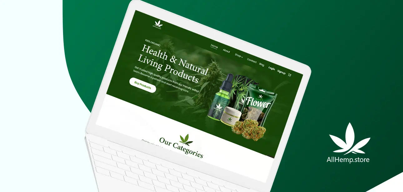 All Hemp Store Website Showcase