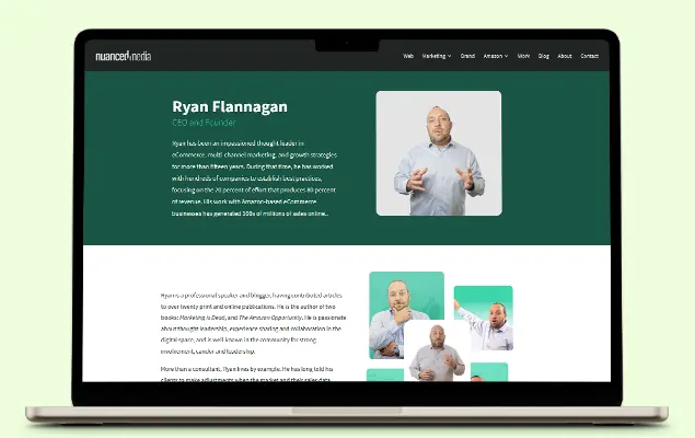 Nuanced Media Agency Website Showcase