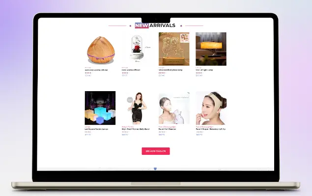 NuSale Store Website Showcase
