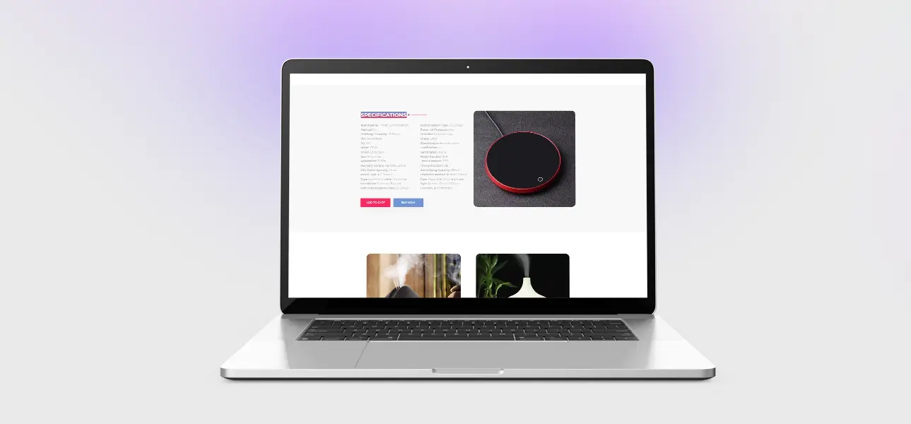 NuSale Store Website Showcase